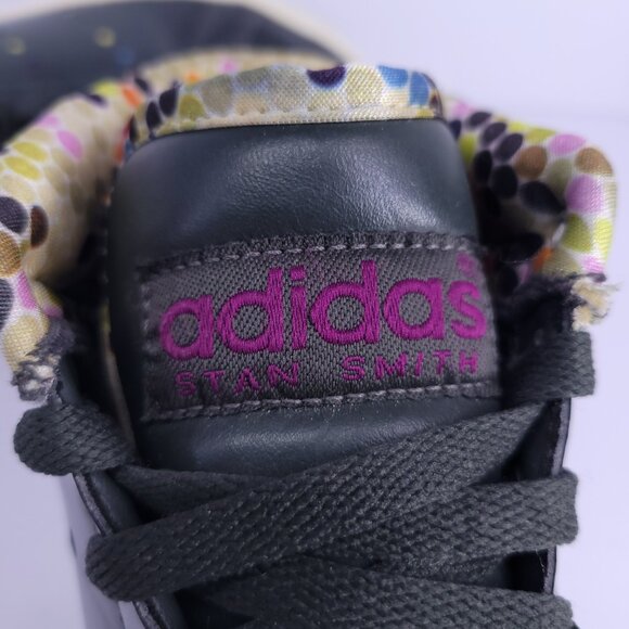 Adidas Stan Smith Mid W BH Gray Multicolor Polka Dot Sneakers Sz 9 Art 280968 - Picture 14 of 16